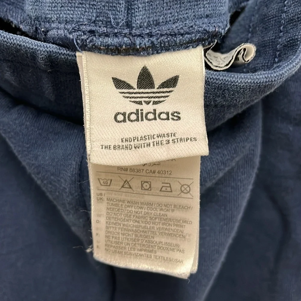 adidas Originals adicolor Popper Sweatpants In Navy - Extra‎ Large